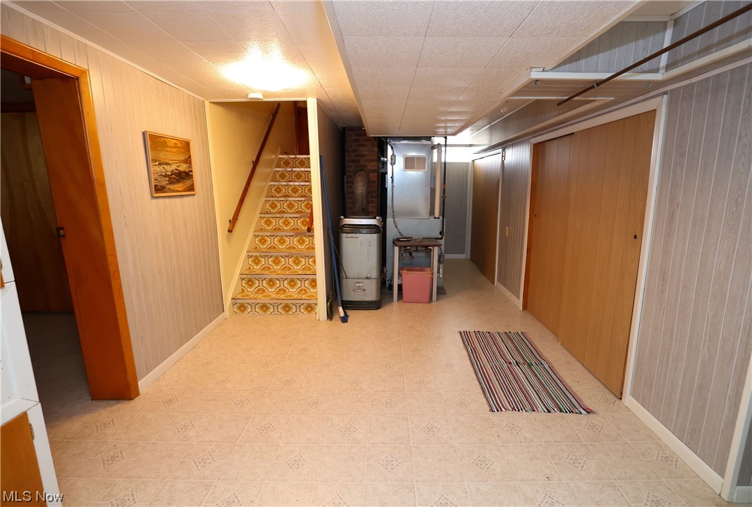 29252 Barjode Road Willowick, OH 44095 - Photo 20 of 21 Basement featuring light tile flooring and wooden walls