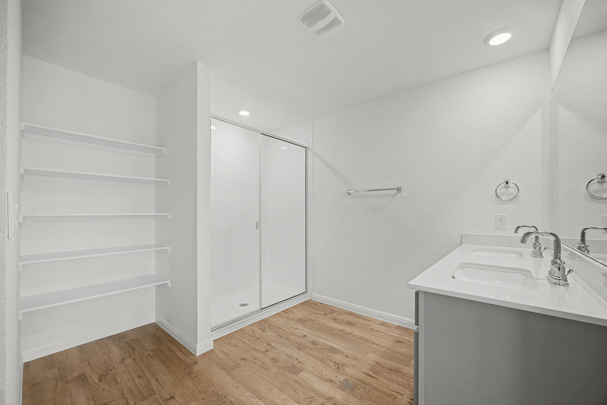 1932 Bandito Bluff Pass Leander, TX 78641 - Photo 17 of 21 a bathroom with a sink and a mirror
