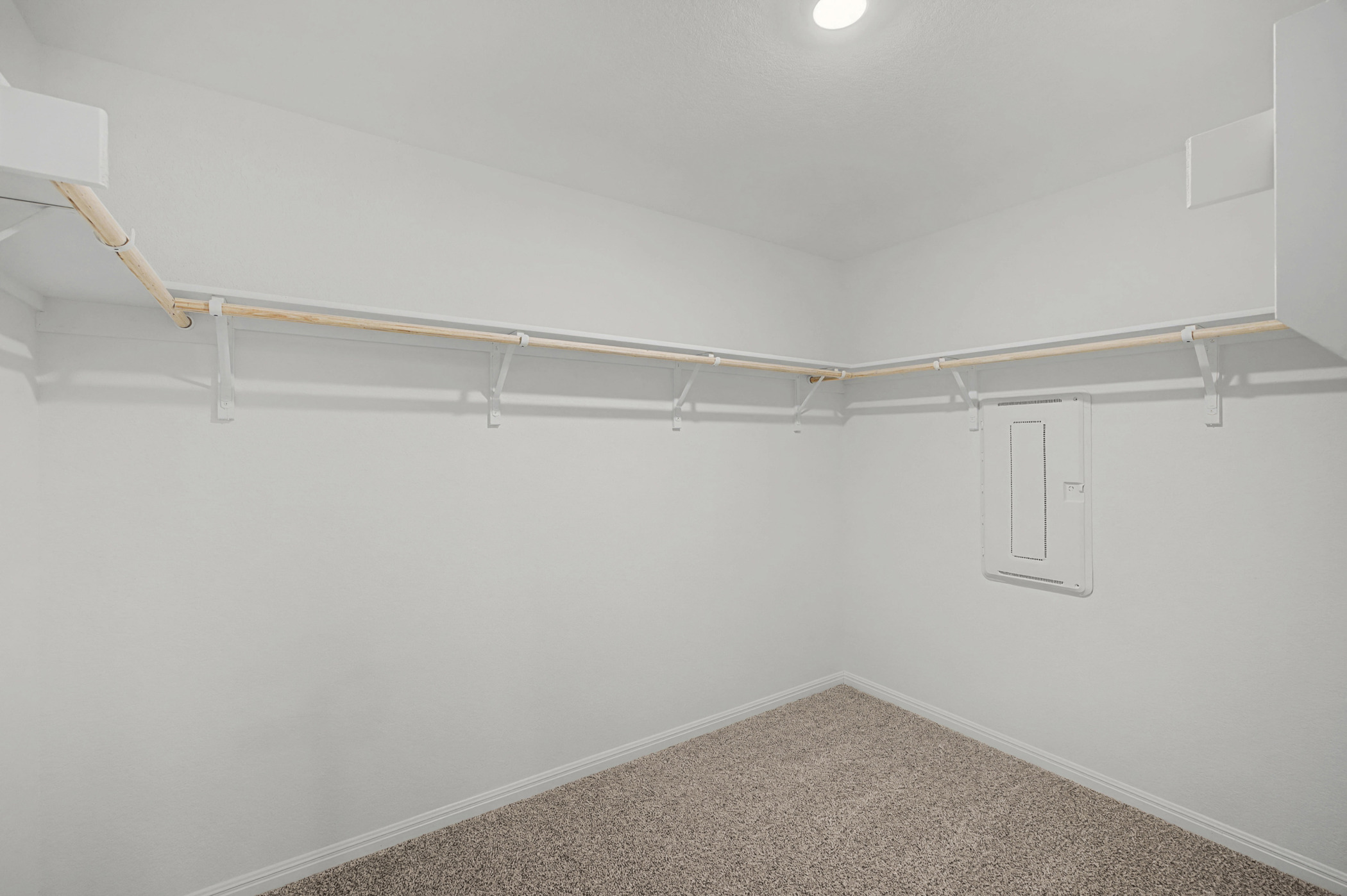 1932 Bandito Bluff Pass Leander, TX 78641 - Photo 18 of 21 a view of a room with shelf on the wall