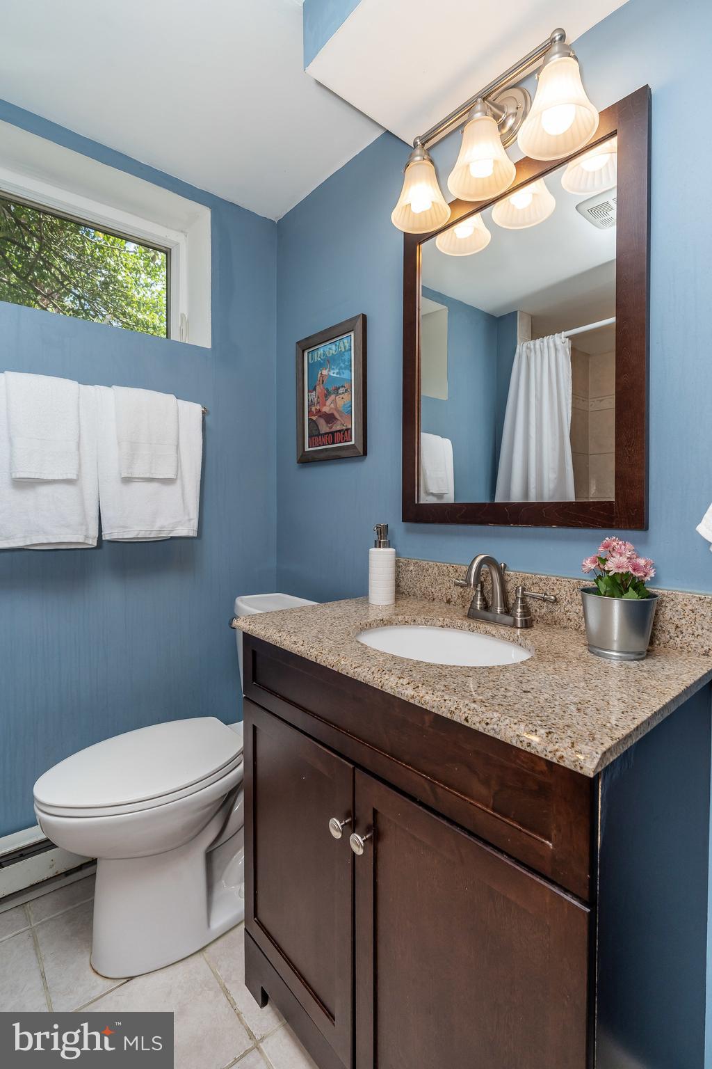 413 Stratford Road Baltimore, MD 21228 - Photo 29 of 42 Lower level full Bath w/granite vanity