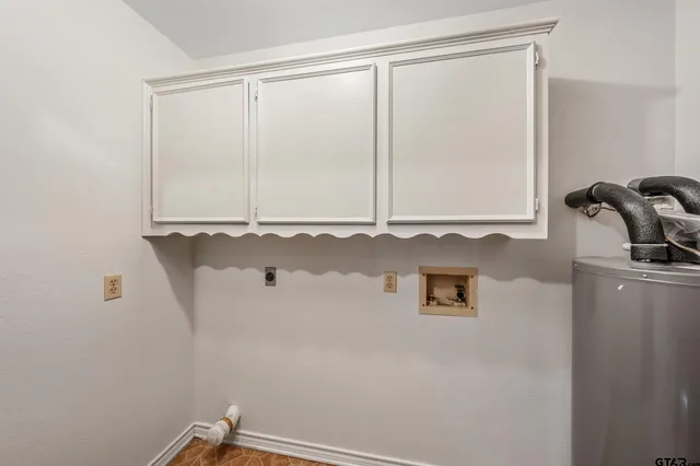 a view of backyard with green space