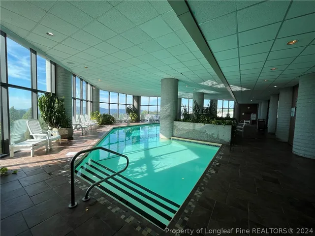 a view of an ocean and mountain