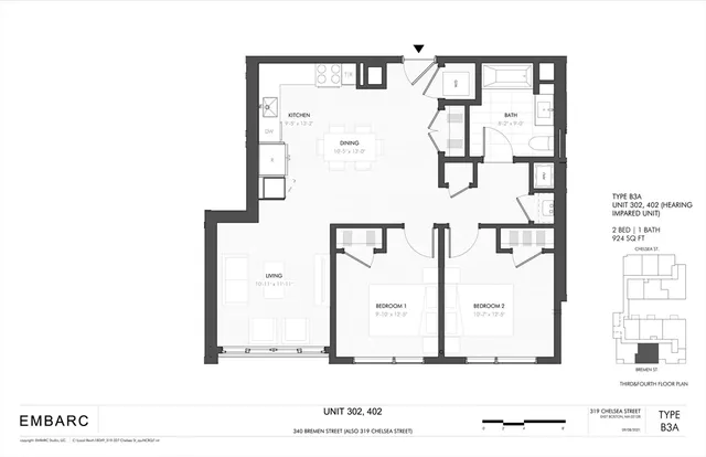 $3,250 | 340 Bremen Street, Unit 402, Boston, MA 02128