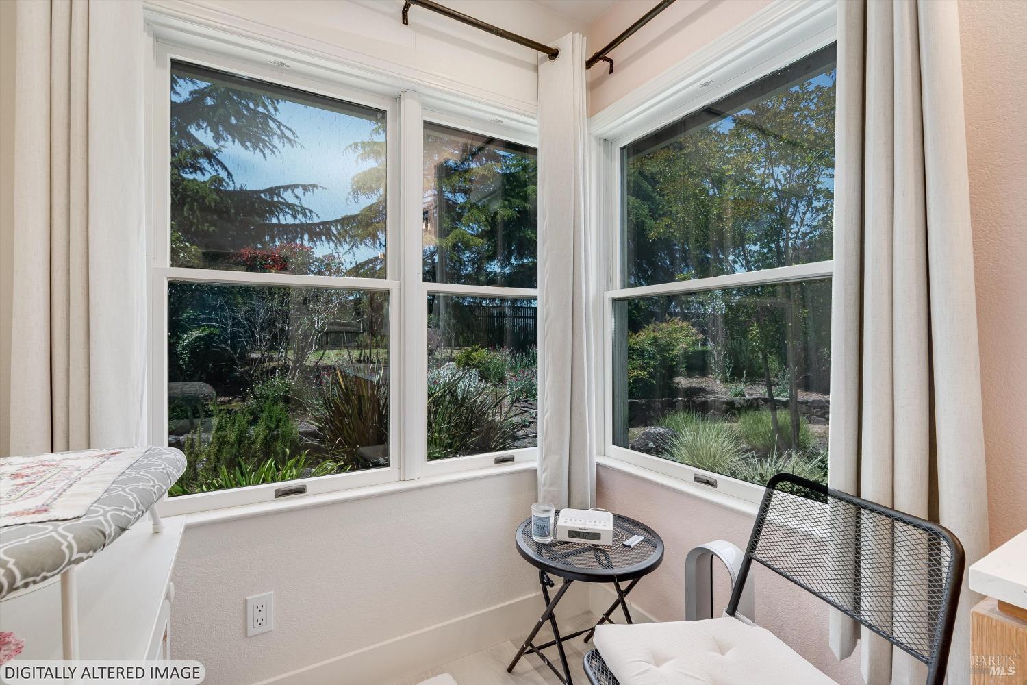 4760 Blank Road Sebastopol, CA 95472 - Photo 24 of 46 a view of a living room and floor to ceiling window or wooden floor