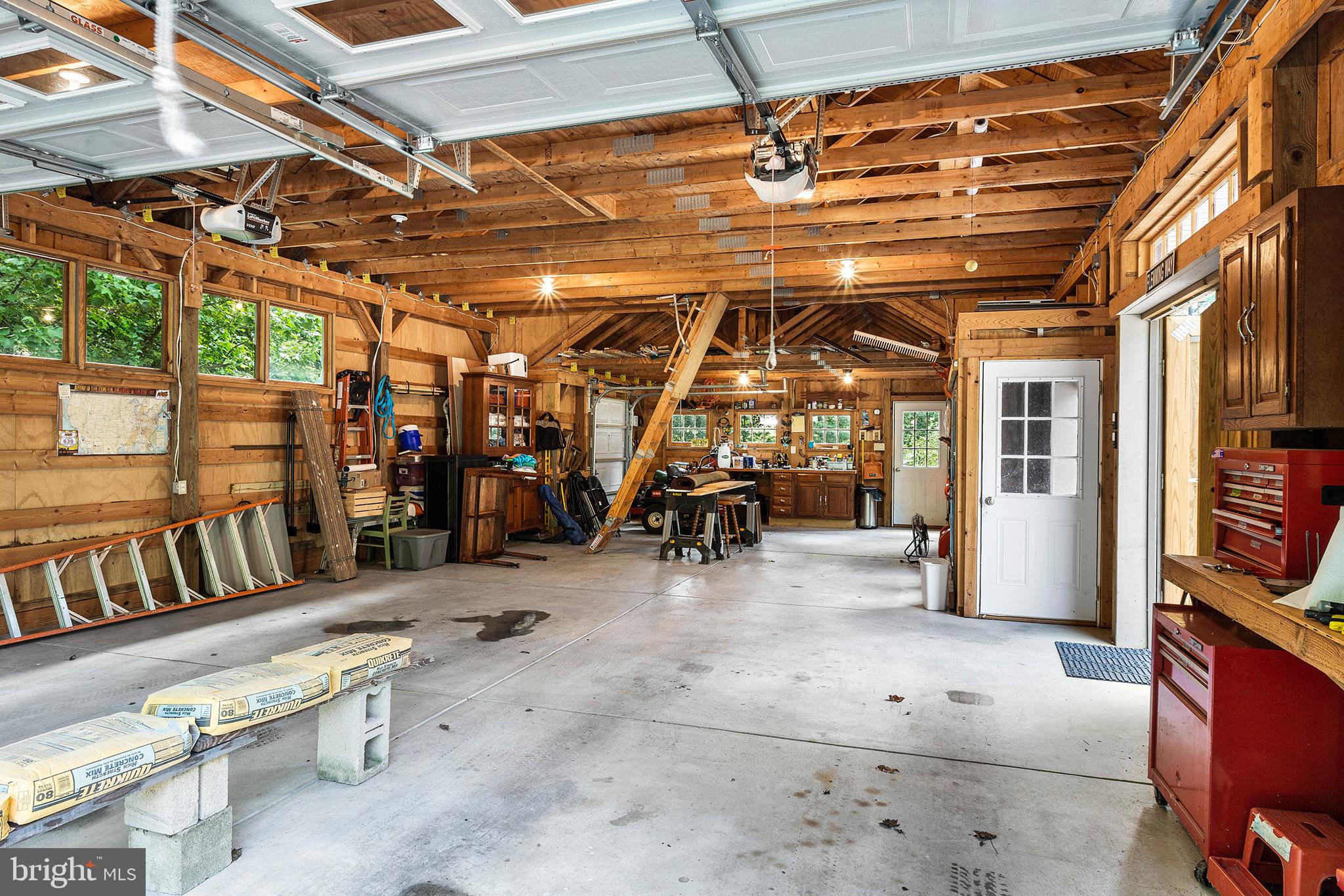 328 Whig Lane Road Pilesgrove, NJ 08098 - Photo 42 of 46 24' x 44' barn-style, 4-car garage w/2 ovrhd doors