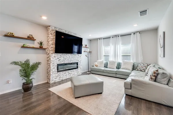 a kitchen with sink and center island
