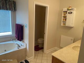 3643 Mt Carmel Road Decaturville, TN 38329 - Photo 15 of 71 a bathroom with a tub a sink and a toilet