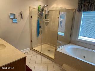 3643 Mt Carmel Road Decaturville, TN 38329 - Photo 16 of 71 a bathroom with a bathtub and a shower