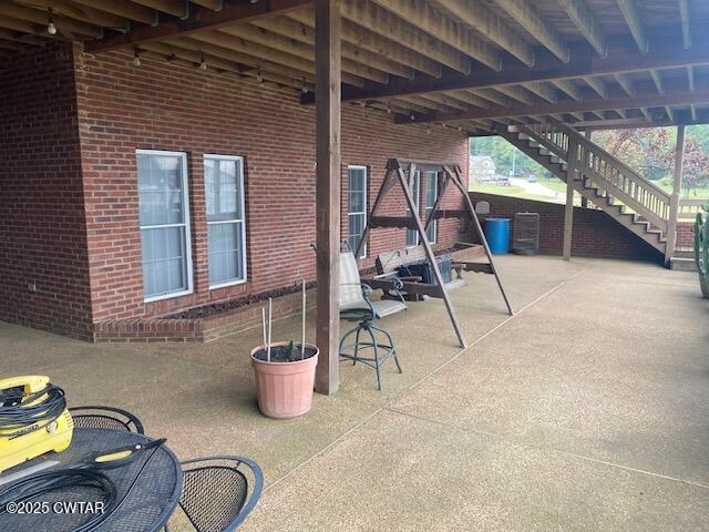 3643 Mt Carmel Road Decaturville, TN 38329 - Photo 48 of 71 a view of a patio with a table and chairs