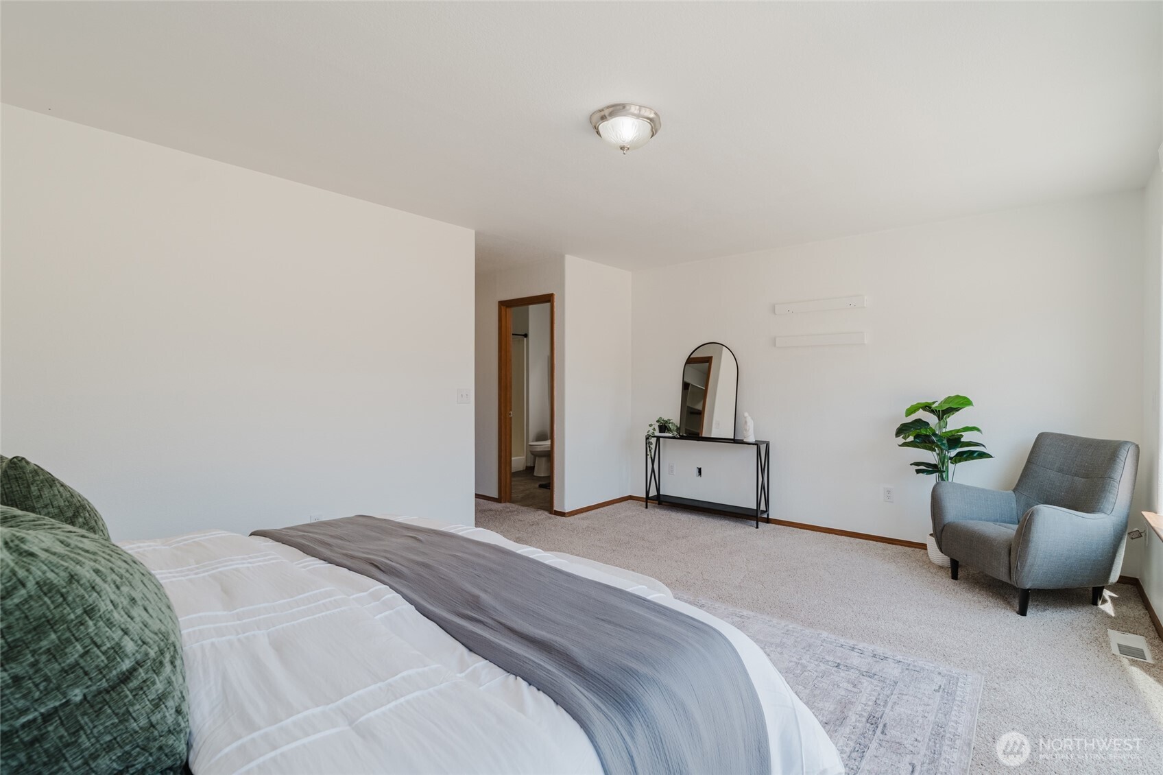 9519 184th Avenue Southwest Rochester, WA 98579 - Photo 21 of 38 a bedroom with a bed and a couch