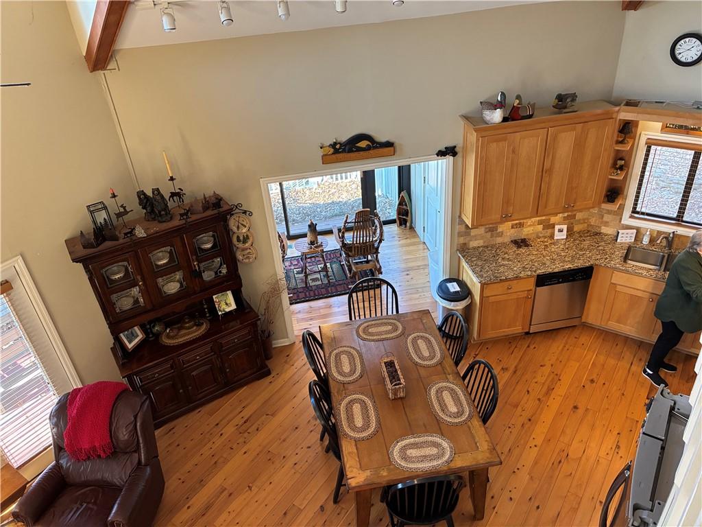28 Little Hendricks Mountain Road Jasper, GA 30143 - Photo 29 of 42 a view of a dining room with furniture and wooden floor