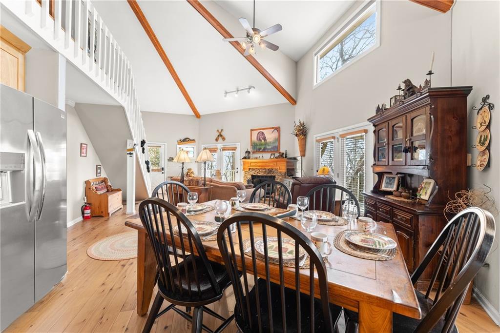 28 Little Hendricks Mountain Road Jasper, GA 30143 - Photo 9 of 50 a view of a dining room with furniture
