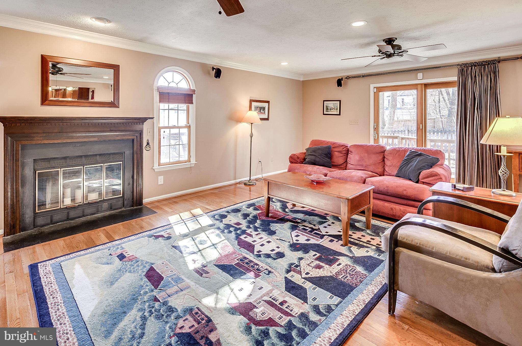 6126 Fairbourne Court Hanover, MD 21076 - Photo 7 of 27 Family Room w/wood burning fireplace