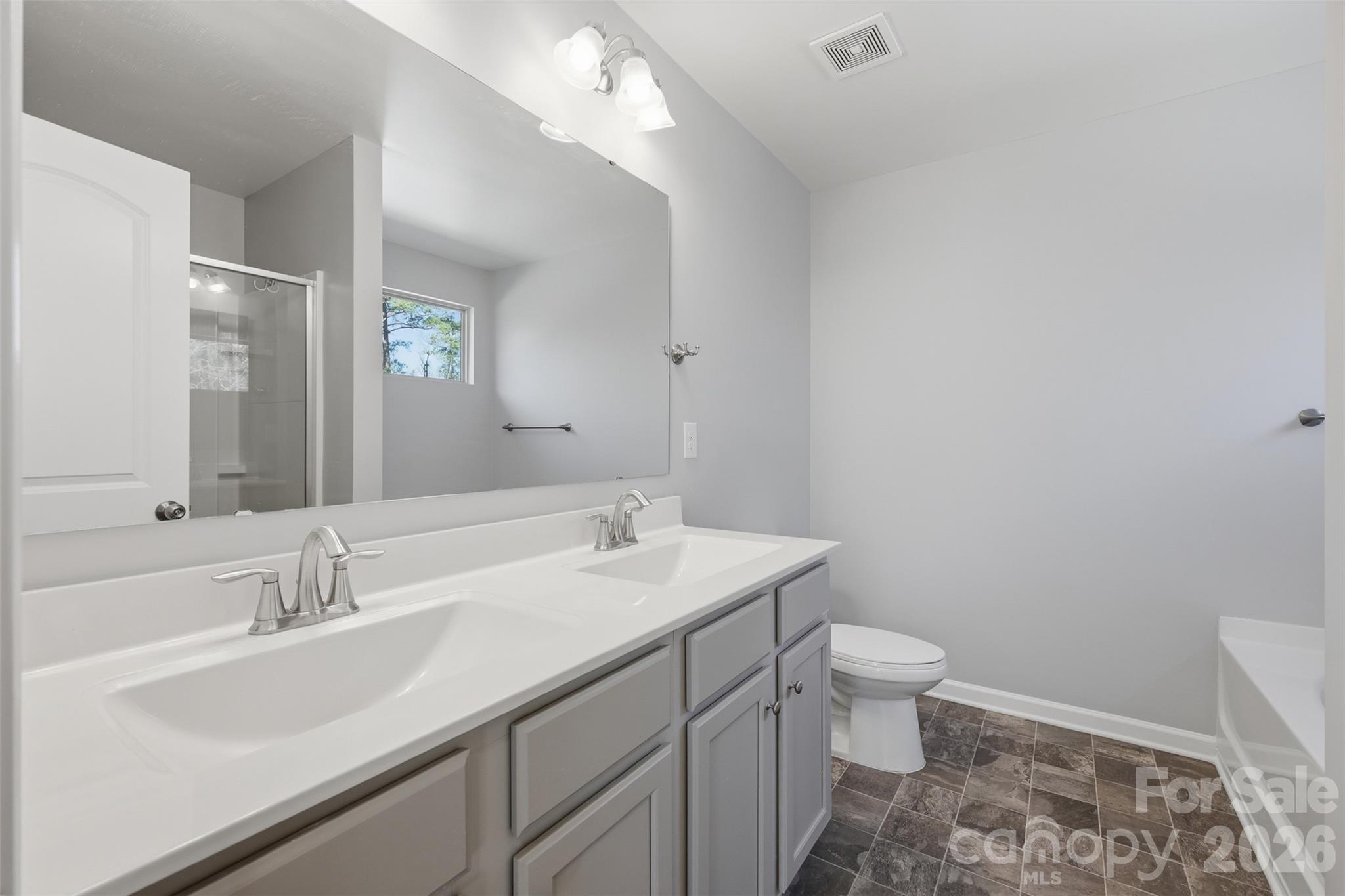 2220 Sussex Road York, SC 29745 - Photo 24 of 42 a bathroom with a sink a toilet and a mirror