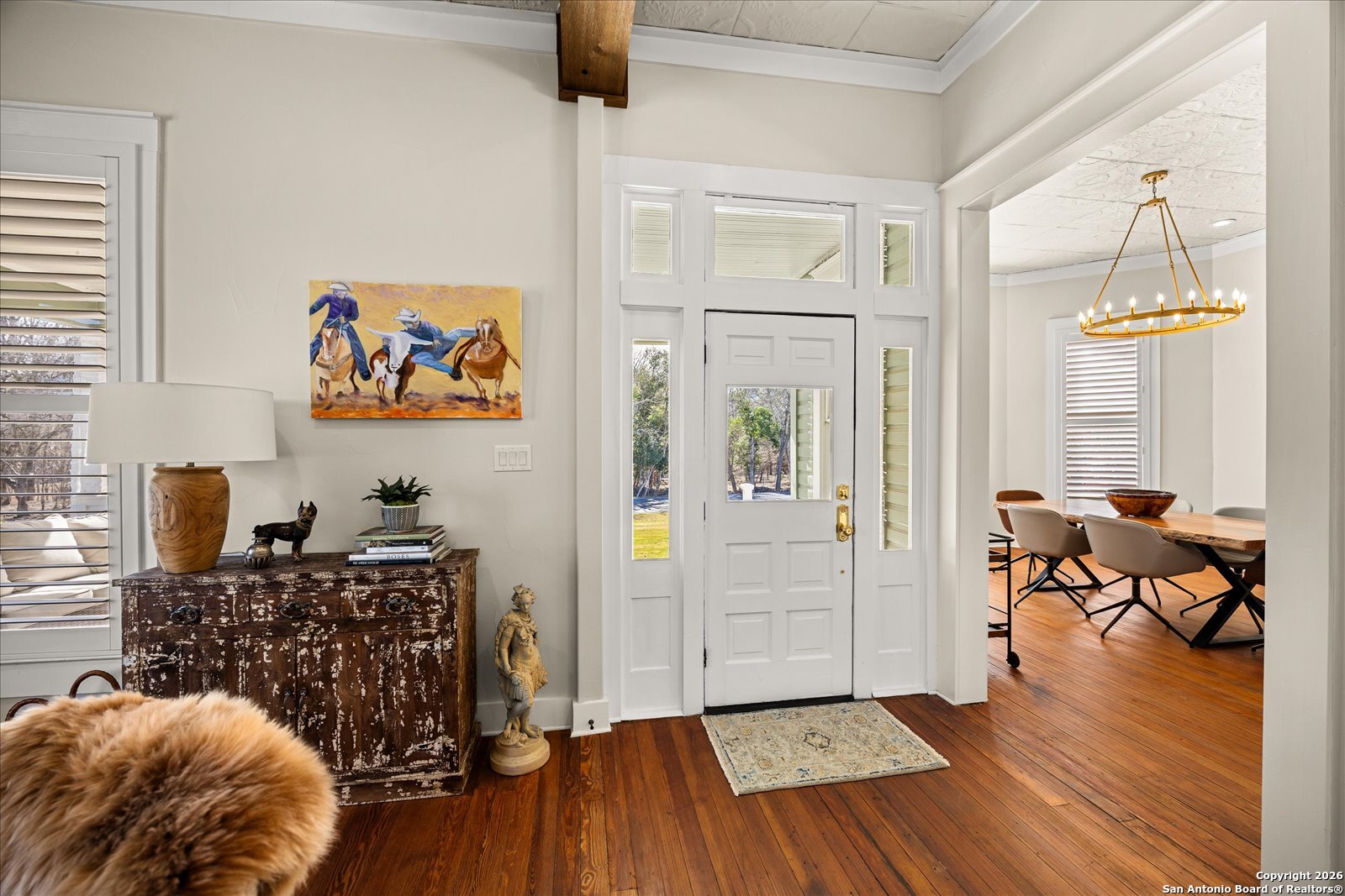 1006 High Street Comfort, TX 78013 - Photo 9 of 50 a bed room with furniture and wooden floor