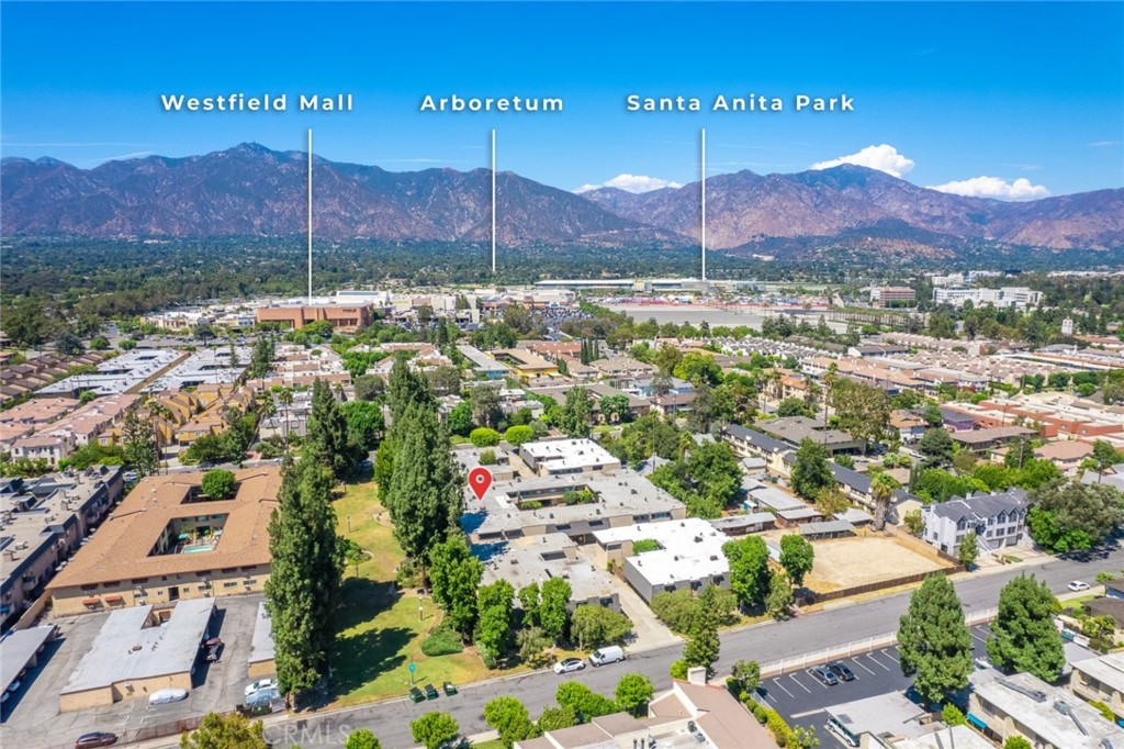 540 Fairview Avenue, Unit 27 Arcadia, CA 91007 - Photo 38 of 40 a view of a city with a mountain