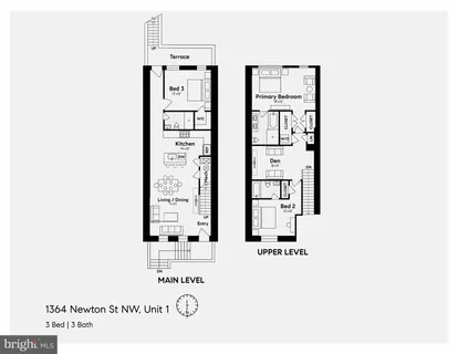 $852,000 | 1364 Newton Street Northwest, Unit 1, Washington, DC 20010