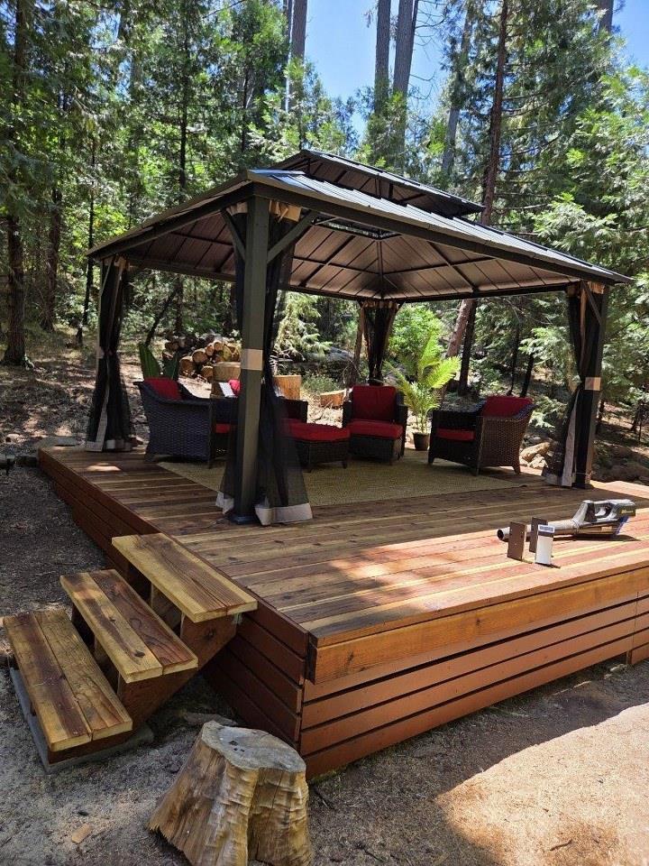 36555 Mudge Ranch Road Coarsegold, CA 93614 - Photo 36 of 80 a view of backyard with sitting area