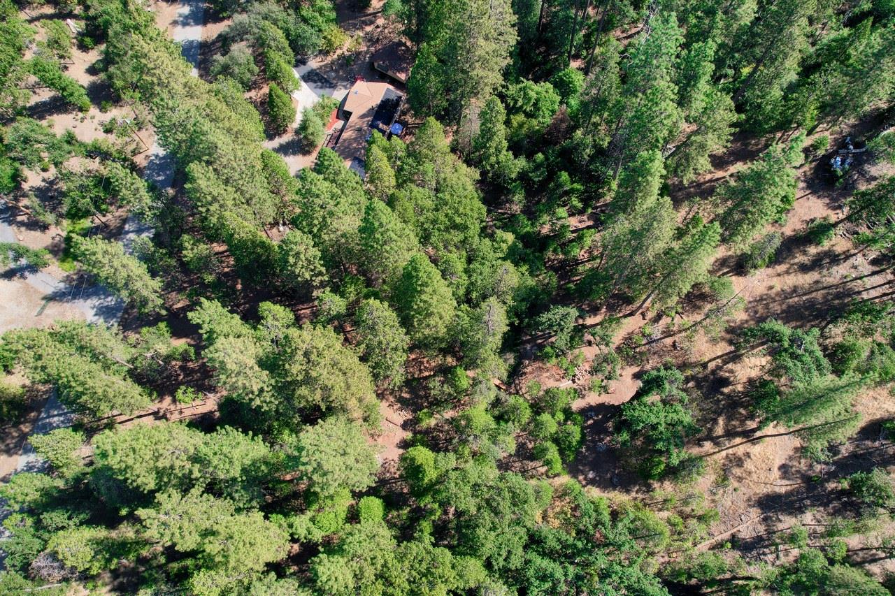 36555 Mudge Ranch Road Coarsegold, CA 93614 - Photo 75 of 80 an aerial view of residential house with outdoor space and trees all around