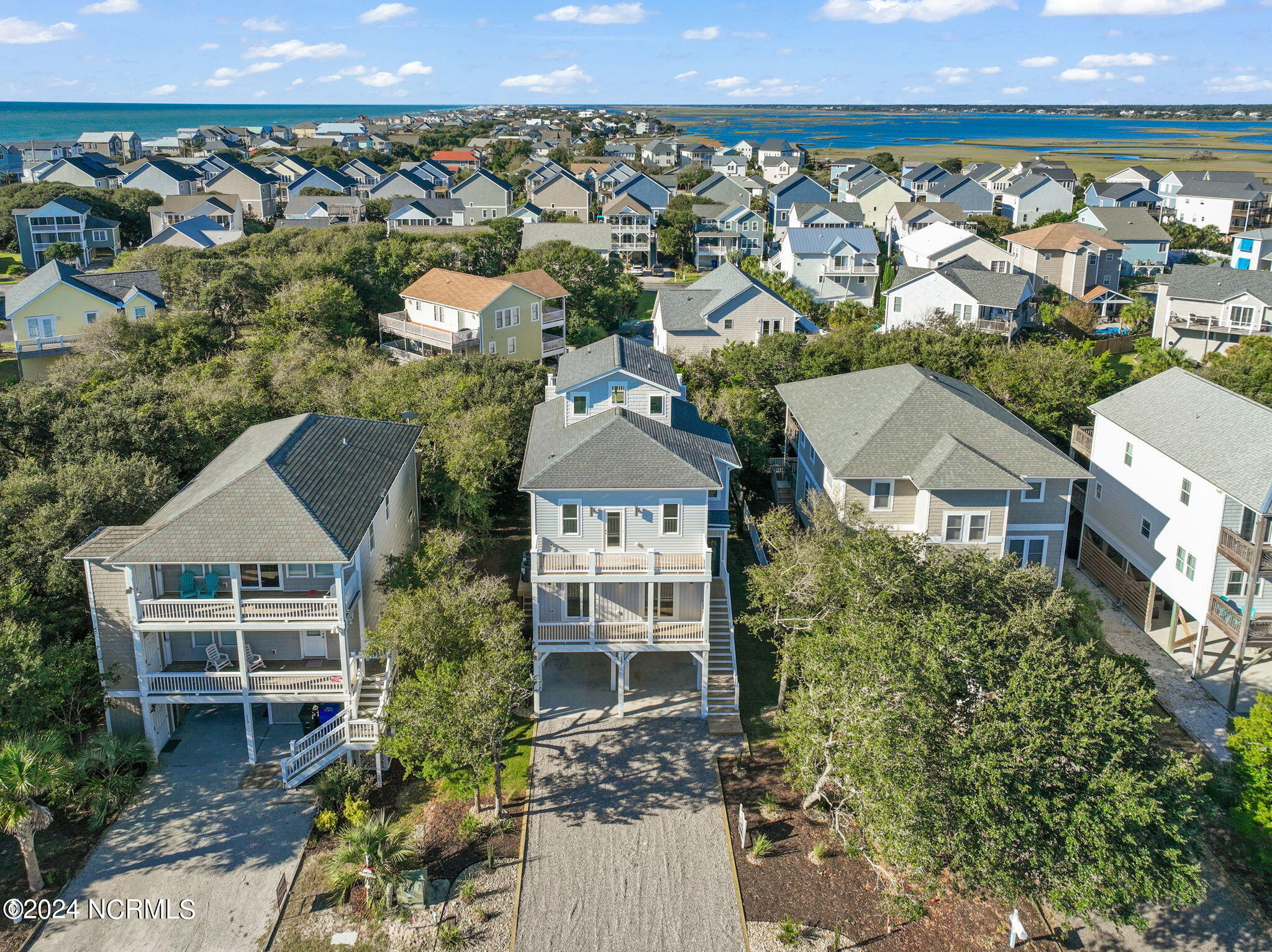 121 Atkinson Road Surf City, NC 28445 - Photo 61 of 70 Overhead View