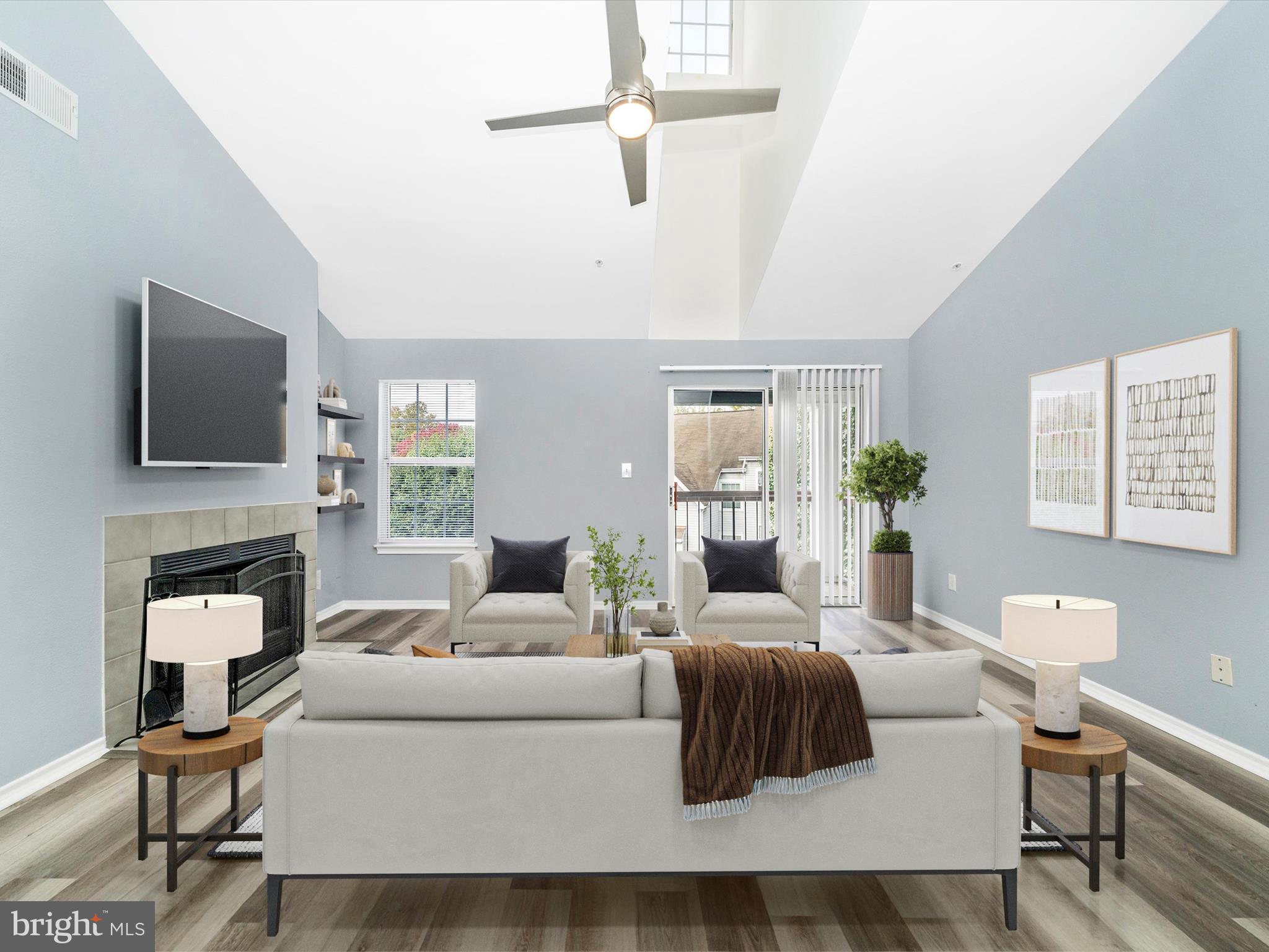 9907 Boysenberry Way, Unit 11042 Gaithersburg, MD 20879 - Photo 5 of 48 Living Room Virtually Staged