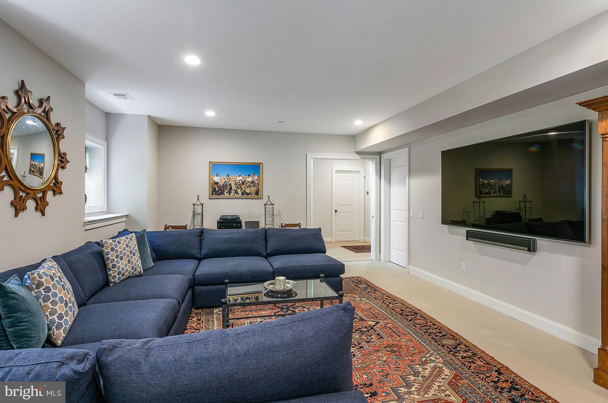 1813 Hoban Road Northwest Washington, DC 20007 - Photo 39 of 52 Lower Level Recreation Room