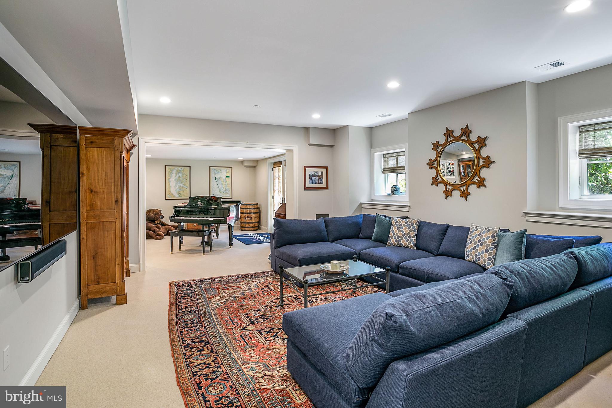 1813 Hoban Road Northwest Washington, DC 20007 - Photo 40 of 52 Lower Level Recreation Room