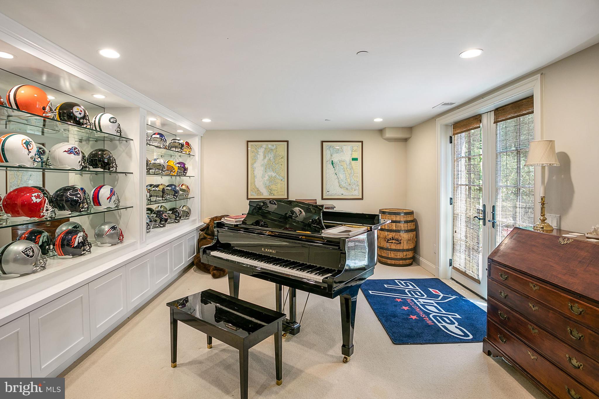 1813 Hoban Road Northwest Washington, DC 20007 - Photo 41 of 52 Lower Level Recreation Room