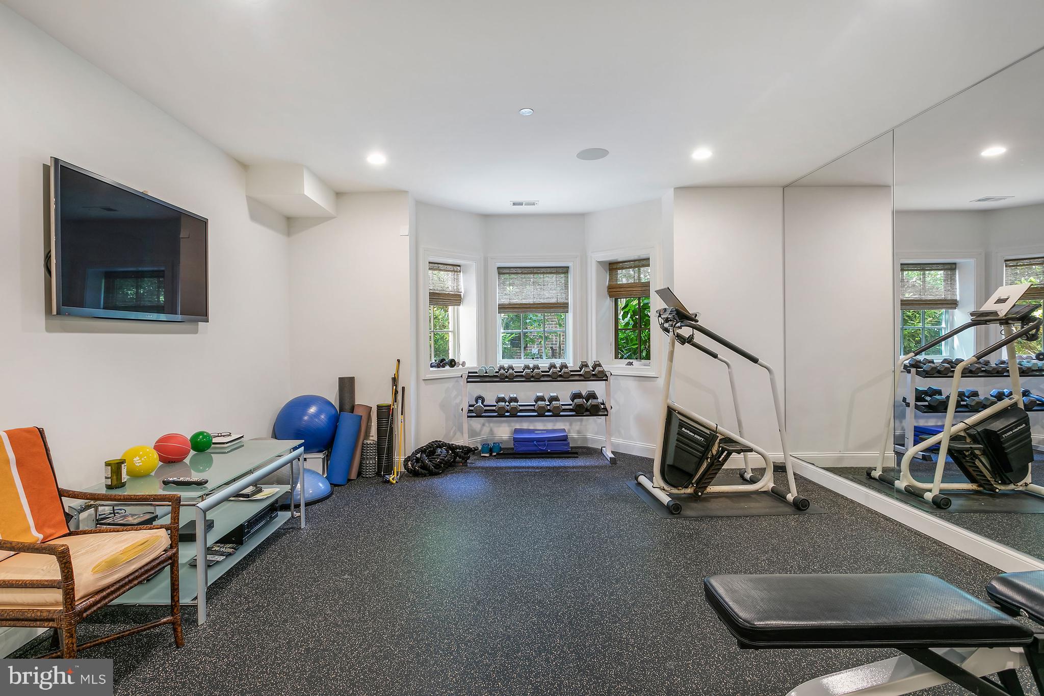 1813 Hoban Road Northwest Washington, DC 20007 - Photo 42 of 52 Lower Level Recreation Room