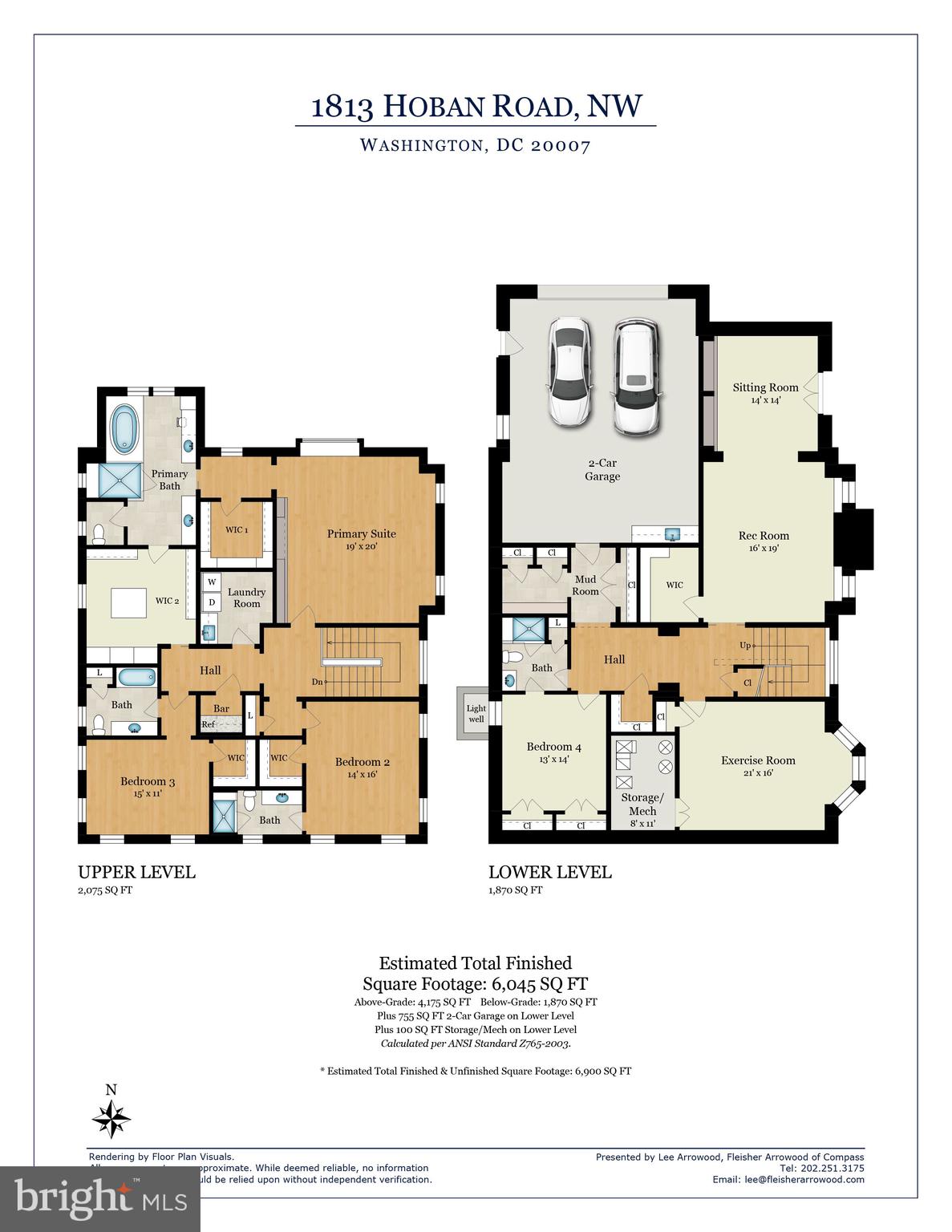 1813 Hoban Road Northwest Washington, DC 20007 - Photo 52 of 52 Floorplan