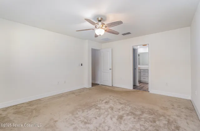 a view of an empty room