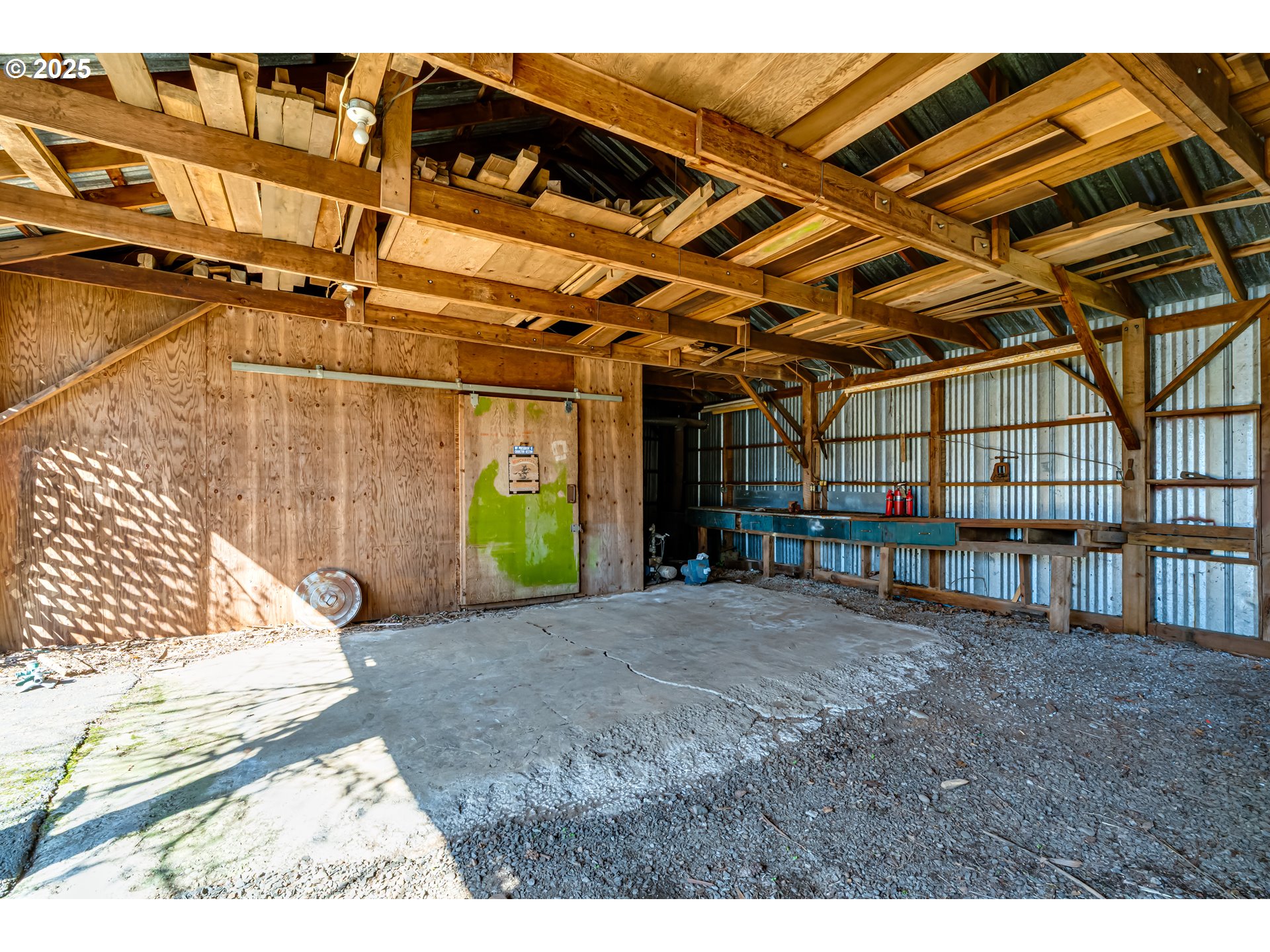 37593 Upper Camp Creek Road Springfield, OR 97478 - Photo 42 of 48 a view of a room with wooden walls