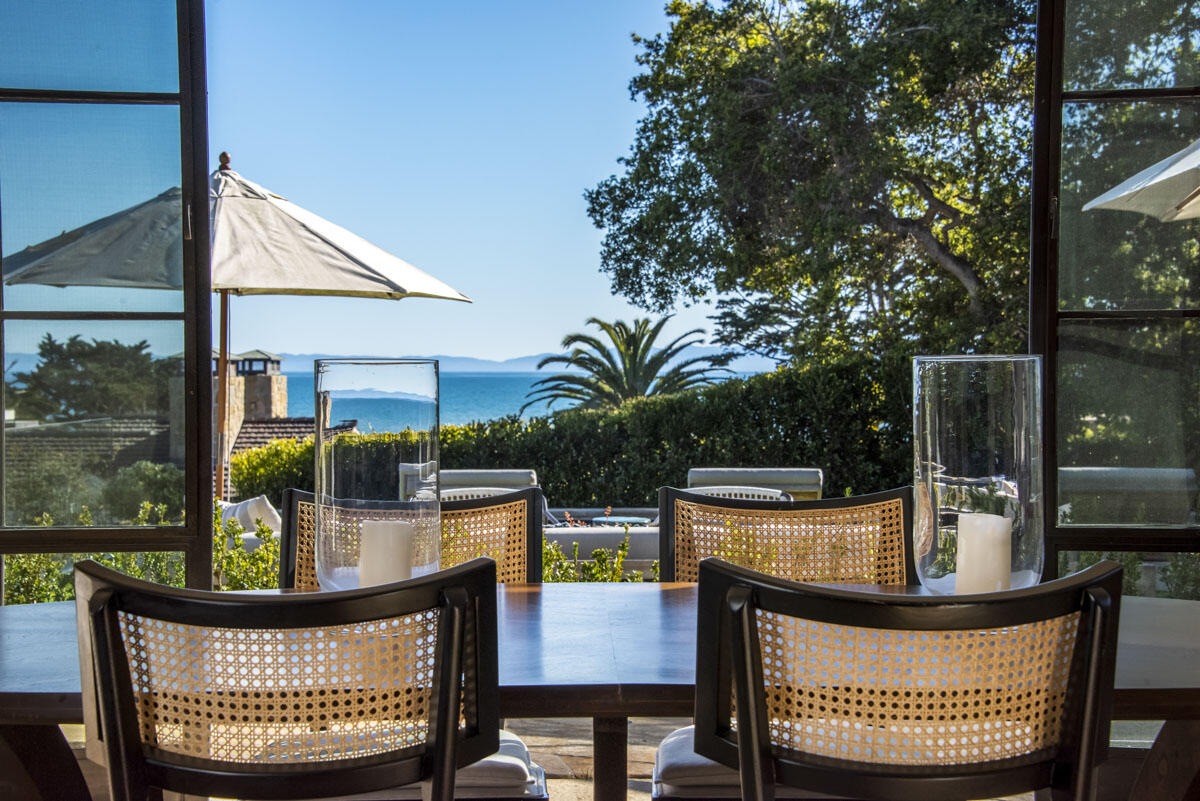 0 Hill Road Santa Barbara, CA 93108 - Photo 20 of 35 a view of a patio with dining table and chairs