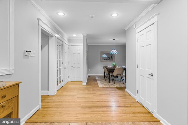 a very nice looking room with wooden floor