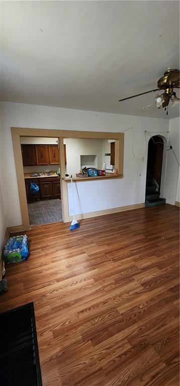 901 6th Street Braddock, PA 15104 - Photo 17 of 25 a view of a living room and hardwood floor
