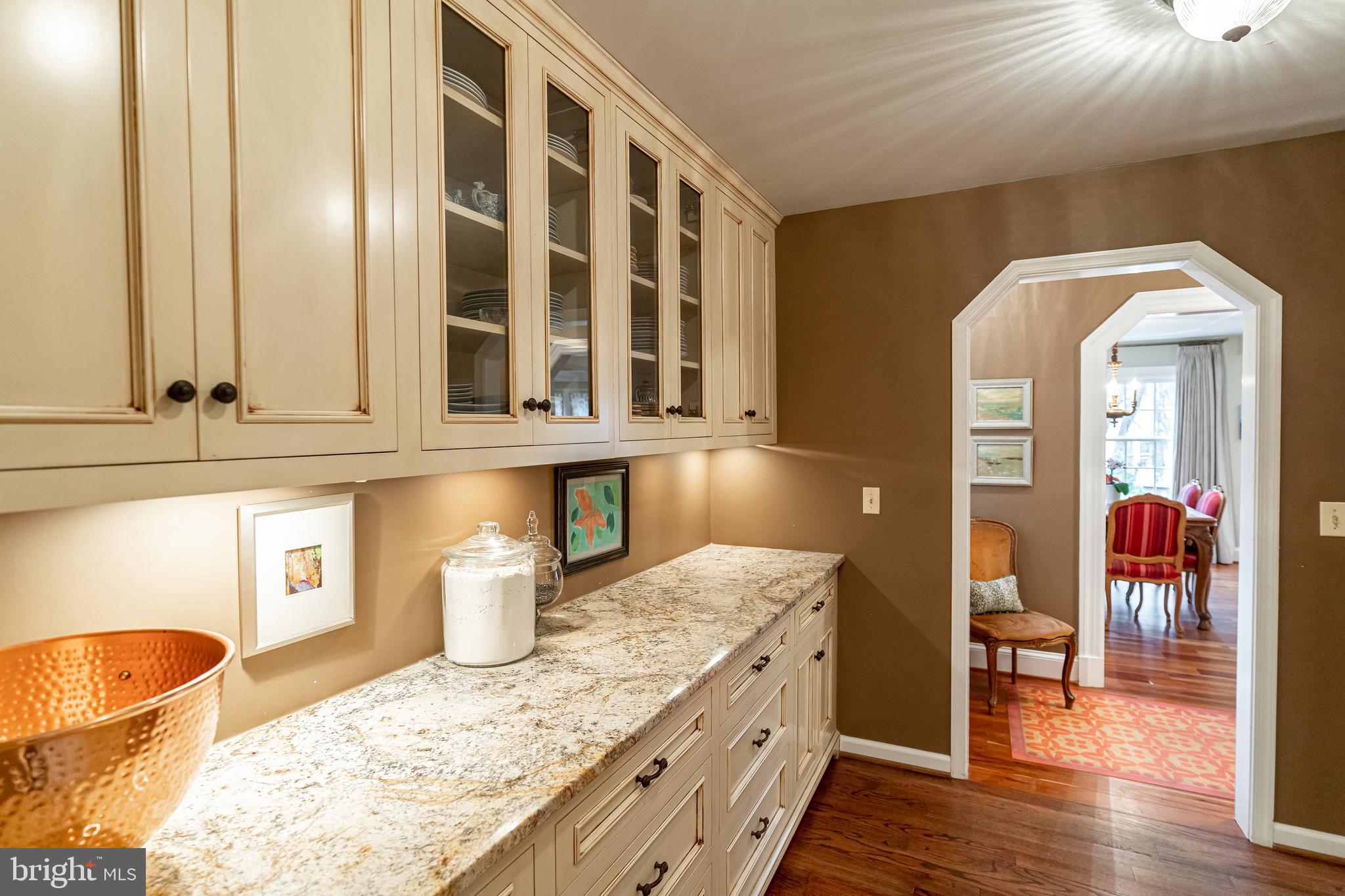 8009 Custer Road Bethesda, MD 20814 - Photo 14 of 24 Butler's Pantry w/ Access to 2nd Office