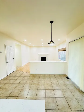 a view of an empty room