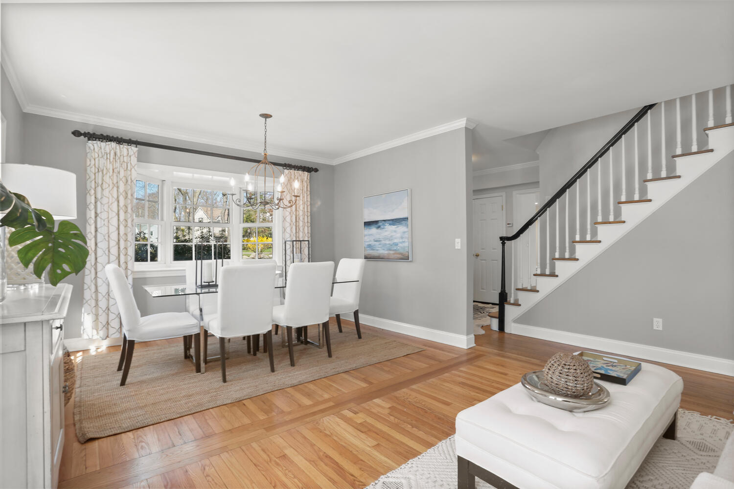 28 Relihan Road Darien, CT 06820 - Photo 7 of 40 a view of a dining room with furniture window and wooden floor