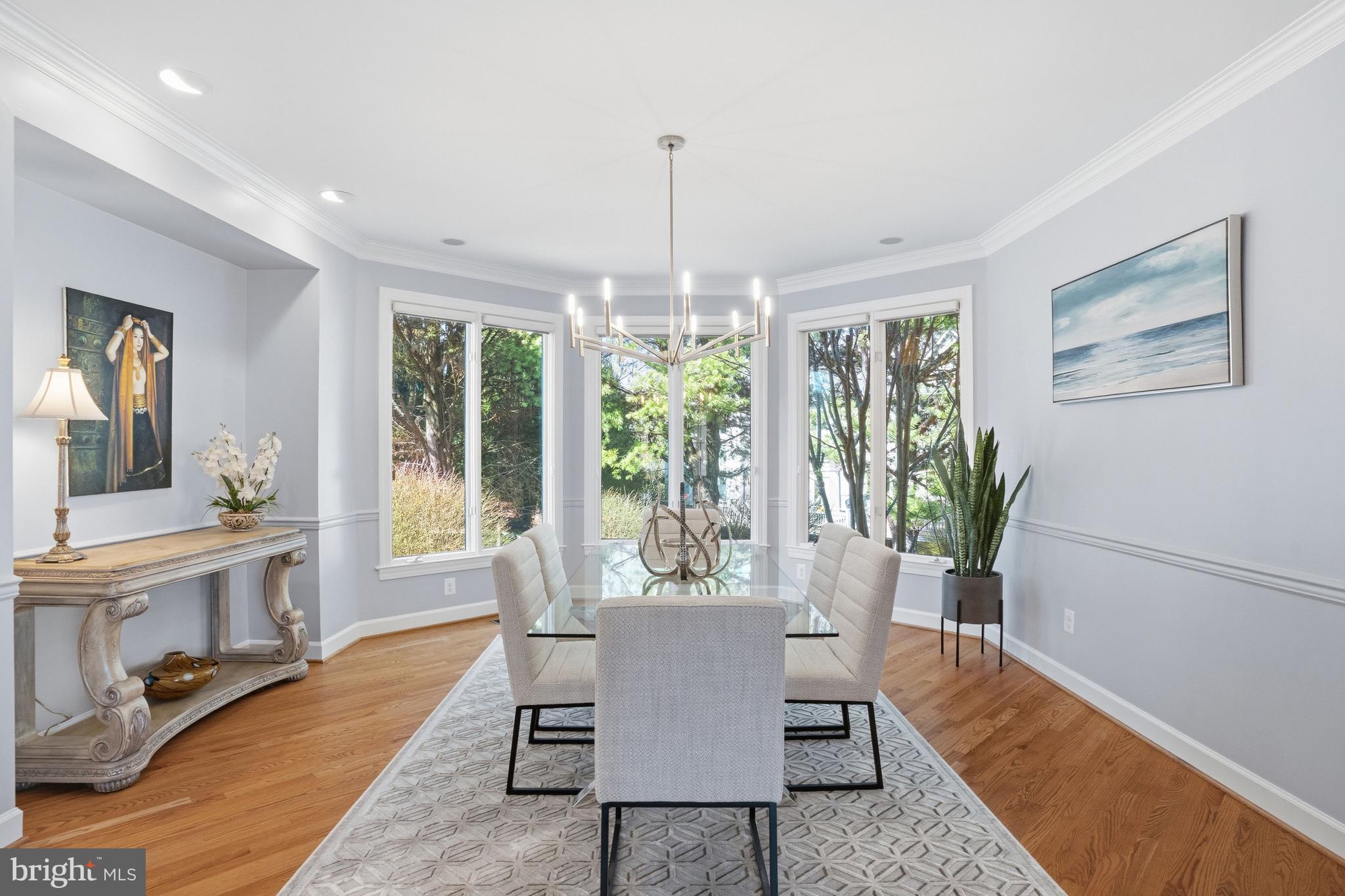 1156 Fieldview Drive Reston, VA 20194 - Photo 18 of 104 a dining room with furniture window wooden floor