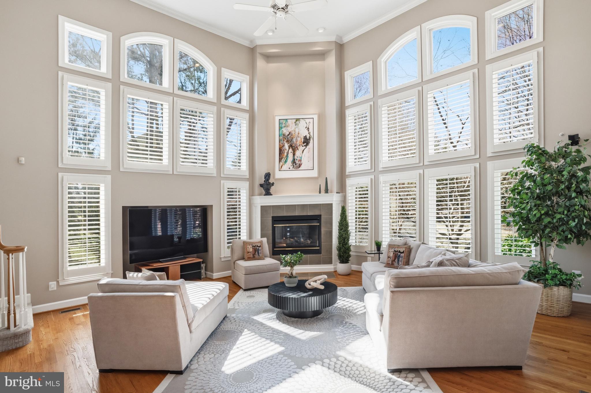 1156 Fieldview Drive Reston, VA 20194 - Photo 35 of 104 a living room with furniture fireplace and flat screen tv