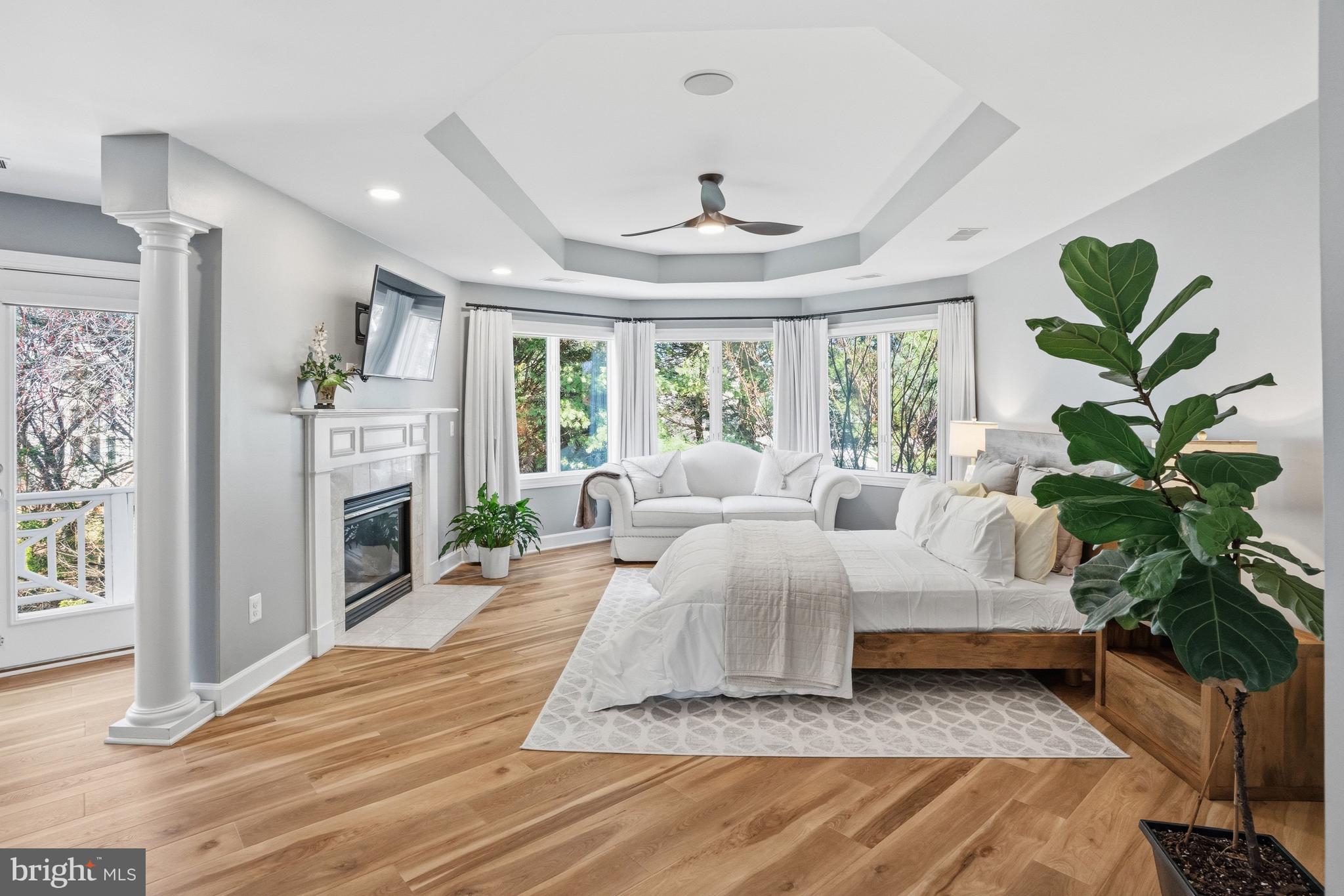 1156 Fieldview Drive Reston, VA 20194 - Photo 48 of 104 a living room with fireplace furniture and a large window