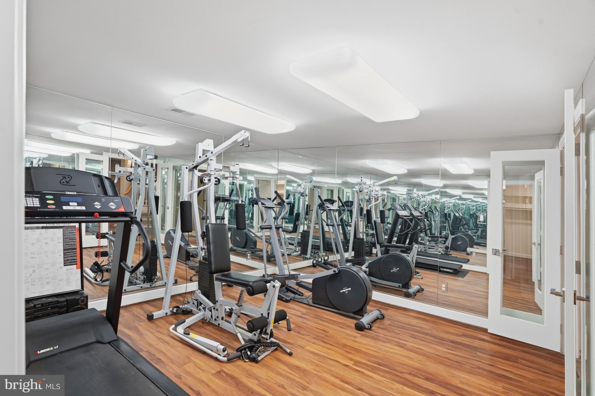 1156 Fieldview Drive Reston, VA 20194 - Photo 77 of 104 a view of a room with gym equipment