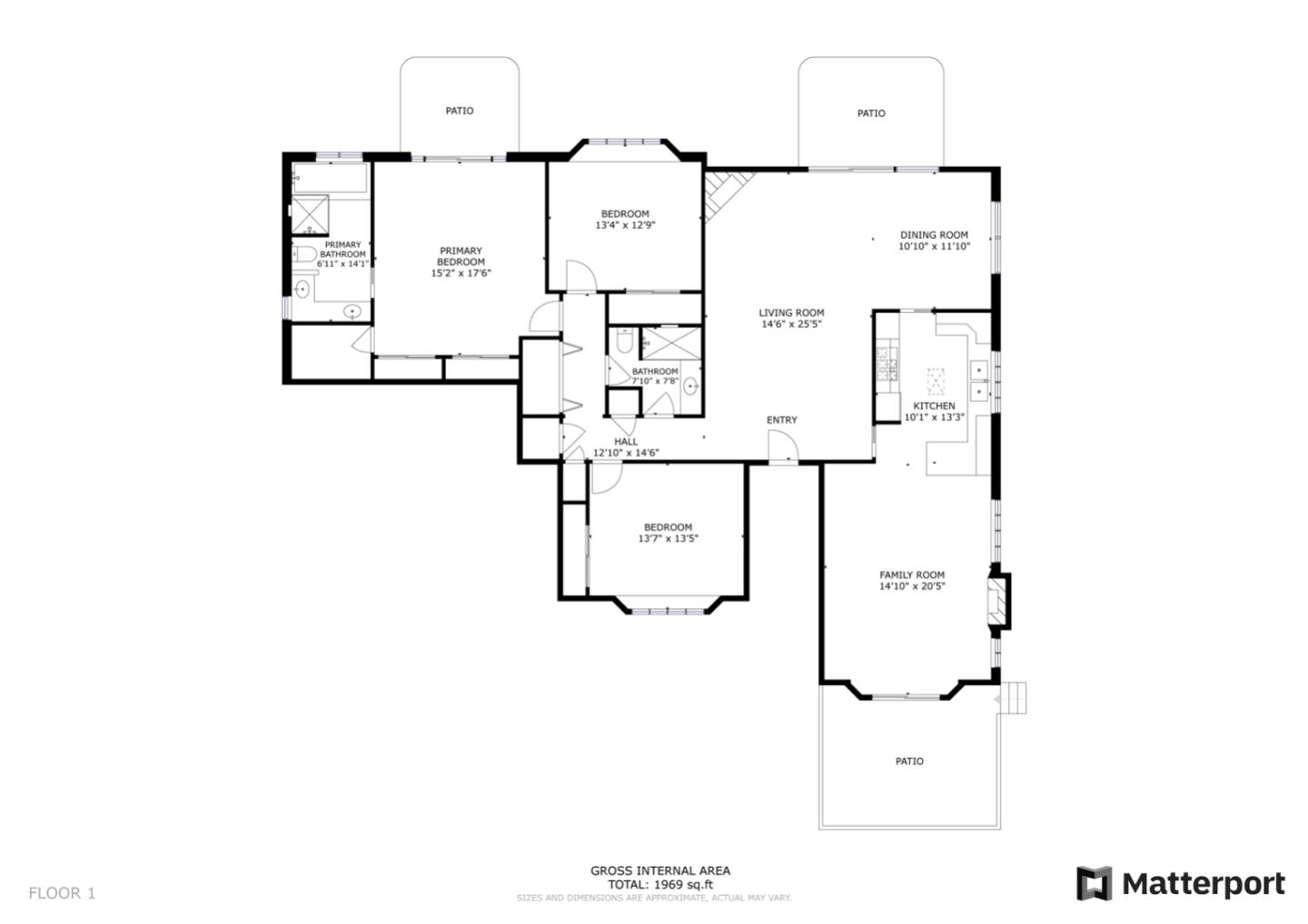 204 Ridge Road Pacific Grove, CA 93950 - Photo 15 of 15 a picture of floor plan