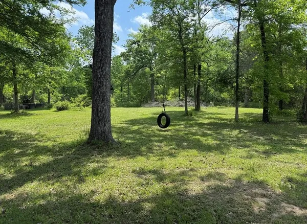 a view of a small yard