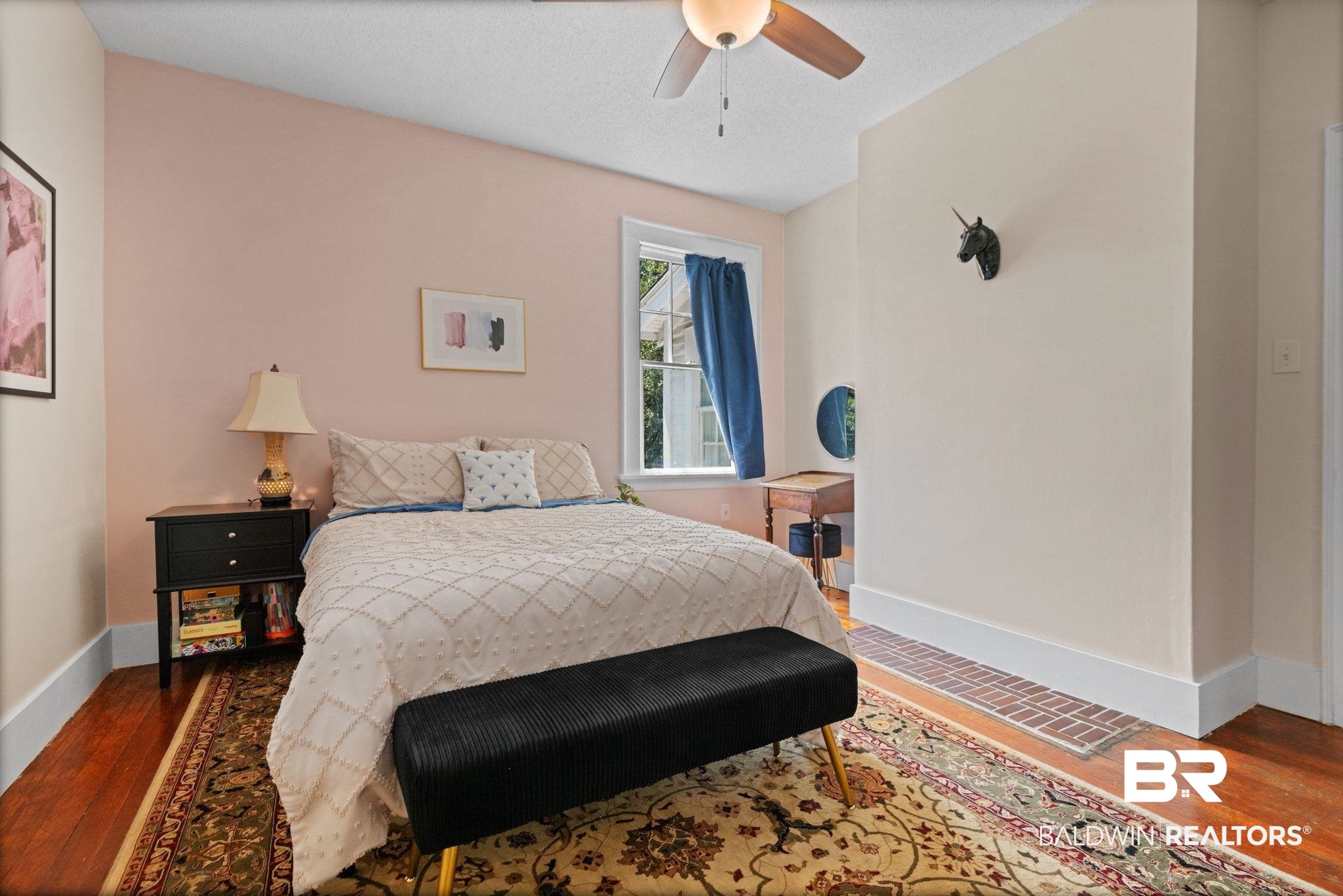 324 4th Street Mobile, AL 36611 - Photo 26 of 28 Bedroom featuring ceiling fan and hardwood / wood-style floors
