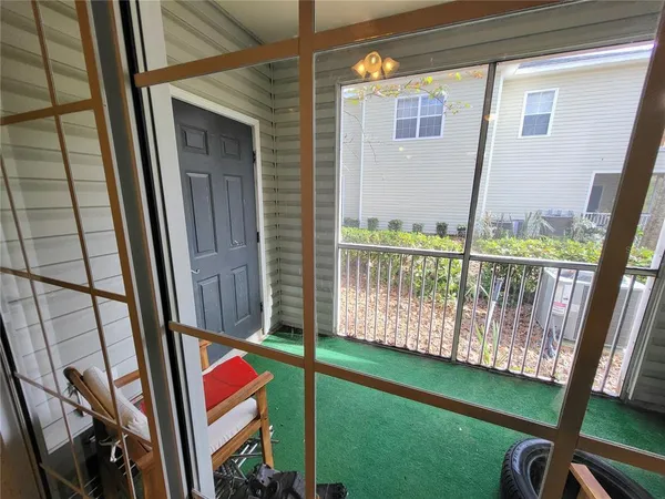 a view of a balcony