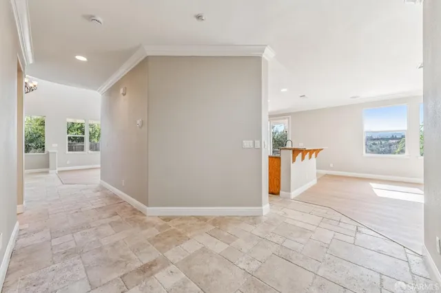 a view of a window in a room