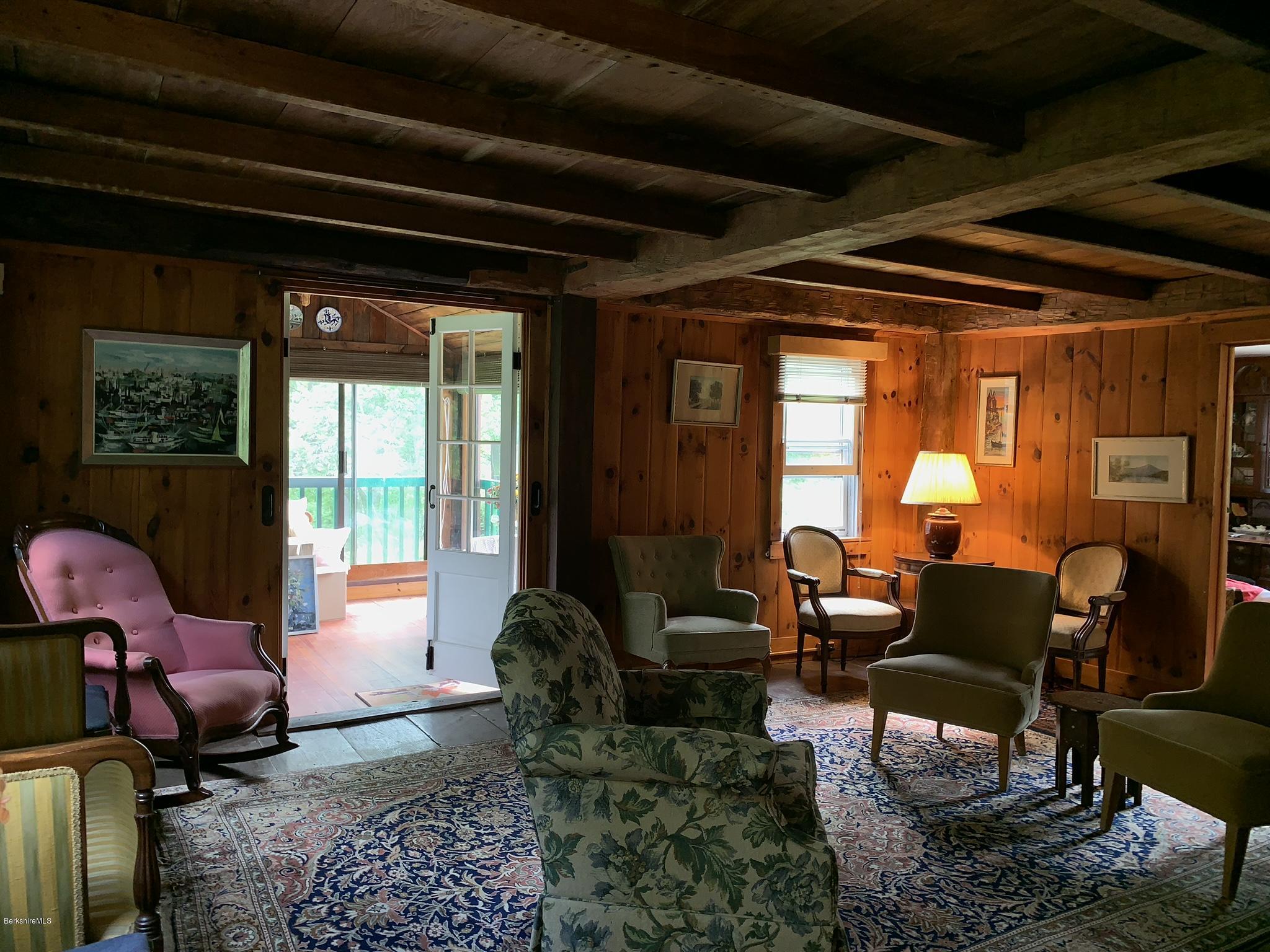 44 Rowe Road Egremont, MA 01230 - Photo 5 of 31 living room to porch