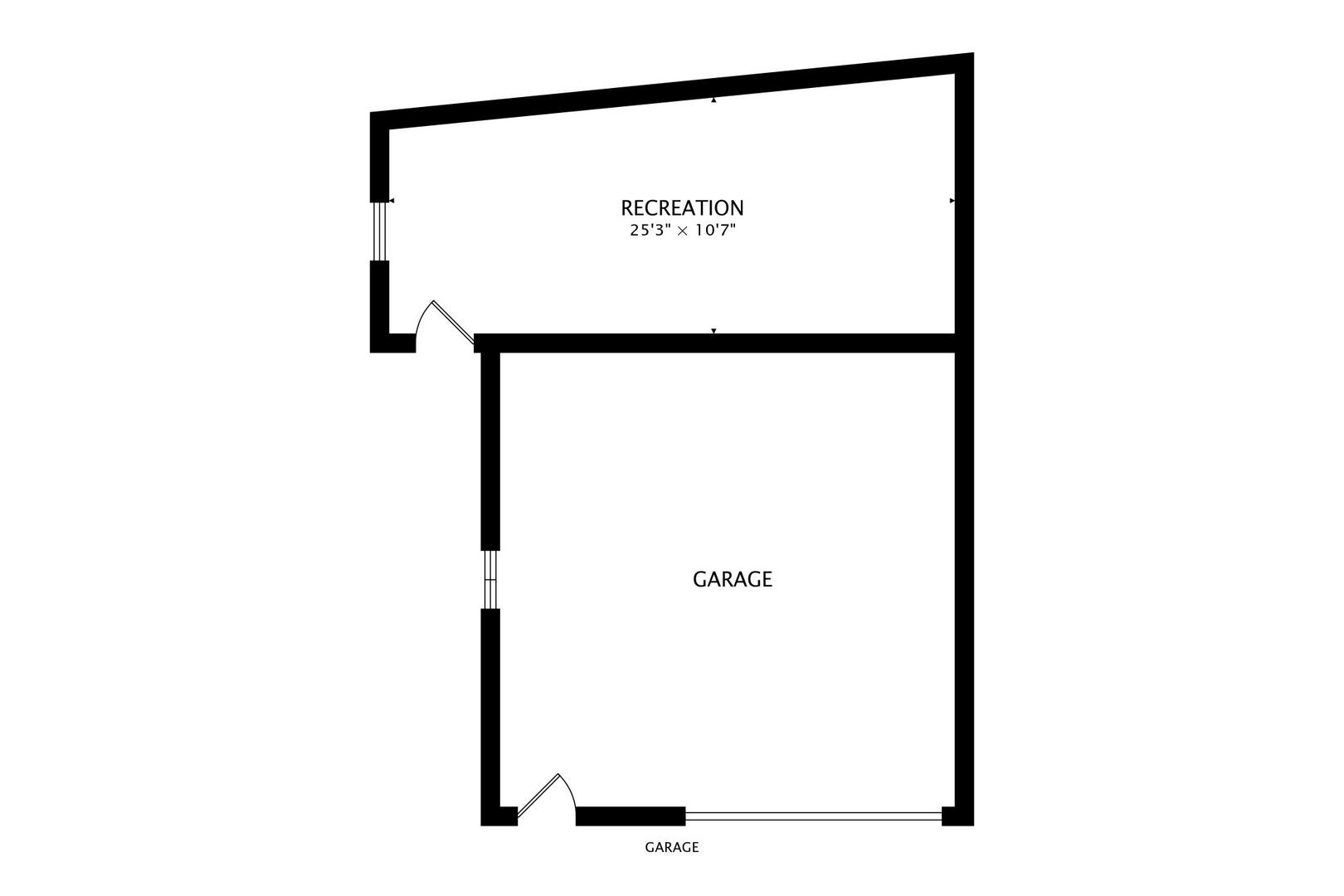 249 George Road Wheeling, IL 60090 - Photo 33 of 33 a picture of a floor plan