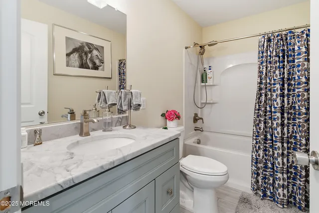 a roof deck with a yard